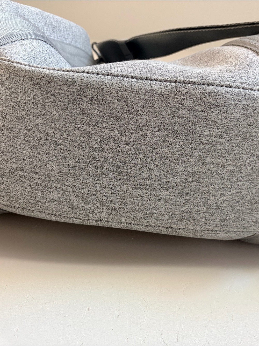 Dagne Dover Heather Gray Landon Medium Carryall Bag Gym Weekender - Picture 3 of 16